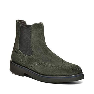 Fratelli Rossetti Beatles in green suede with elastic side band and black rubber bottom, Green - green - on sale